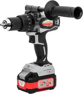 Тип питания: аккумулятор 18/36 ВМаксимальный крутящий момент 140 НмКоличество скоростей работы: 2Особенности: металлический патрон, быстрая зарядка