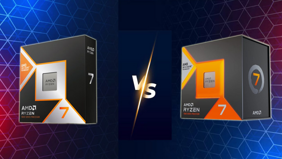 Битва 3D V-Cache: процессоры Ryzen 7 9800X3D и Ryzen 7 7800X3D сравнили в паре с RTX 4090