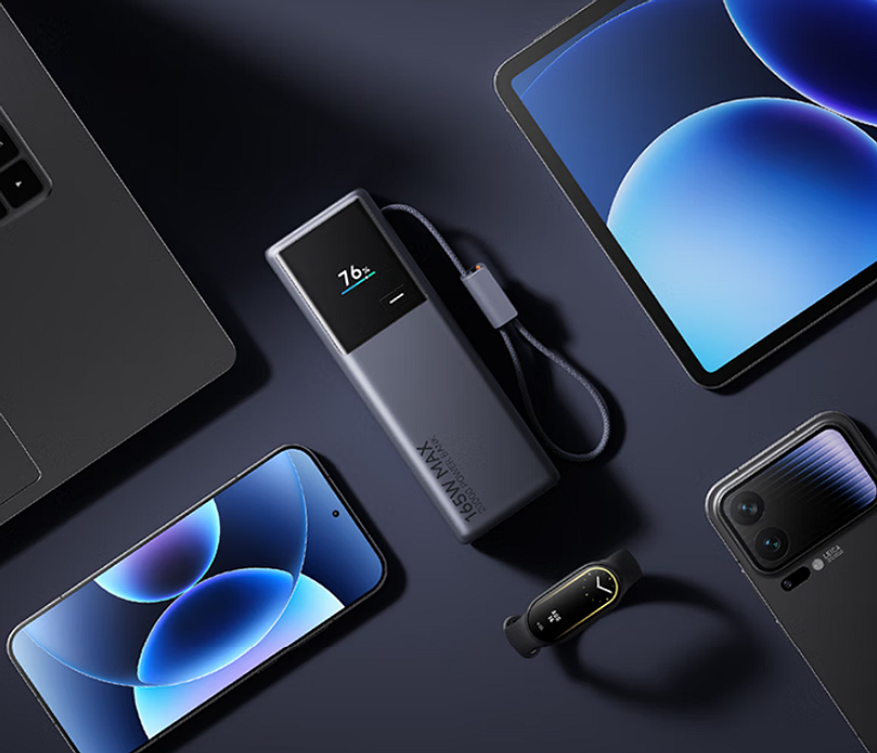 Представлен внешний аккумулятор Xiaomi PB2165 на 20 000 мАч со встроенным дисплеем