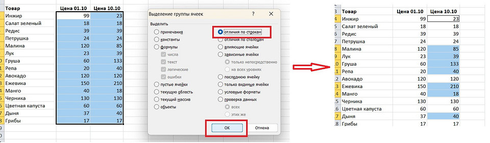 Как в Экселе сравнить две таблицы: 3 быстрых способа Как в Экселе сравнить две таблицы: 3 быстрых способа