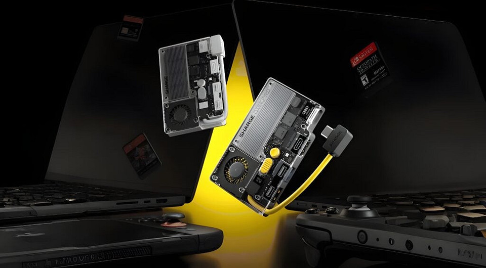 Sharge выпустила ультратонкий SSD-накопитель с охлаждением и кучей портов