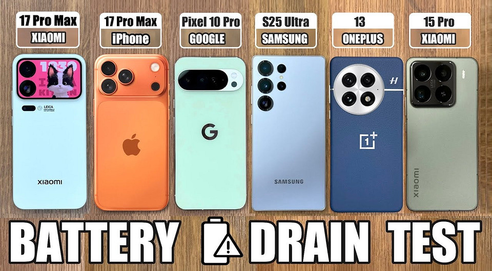 Флагманы Xiaomi 17 Pro Max и iPhone 17 Pro Max сравнили по автономности