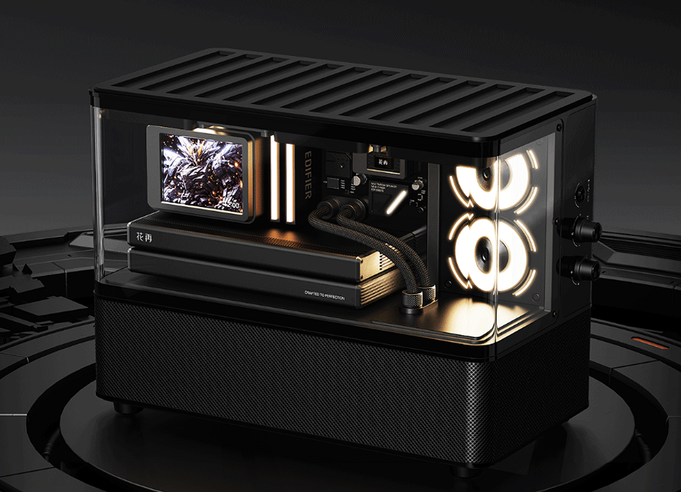 Прямо игровой ПК: представлена колонка Edifier Huazai New Cyber с мощной начинкой Прямо игровой ПК: представлена колонка Edifier Huazai New Cyber с мощной начинкой