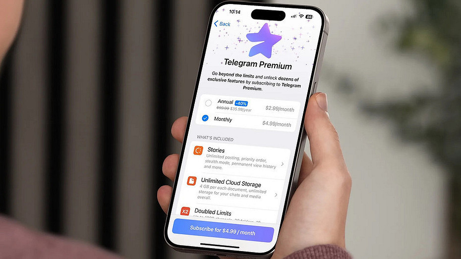 В Telegram появилась эксклюзивная функция для жителей России
