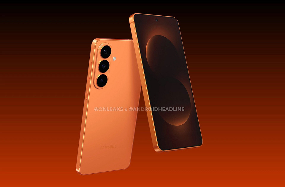 Samsung Galaxy S26 Plus показали на рендерах в ярком оранжевом цвете