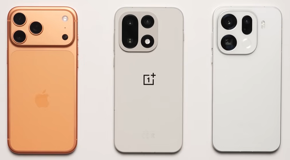 OnePlus 15, Oppo Find X9 Pro и iPhone 17 Pro Max сравнили в тесте автономности