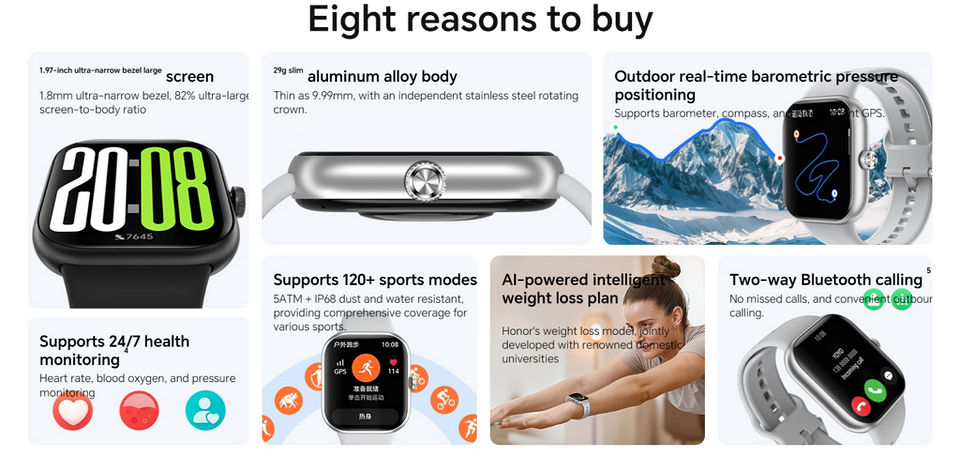 Дизайн и характеристики HONOR Watch X5 раскрыли до презентации Дизайн и характеристики HONOR Watch X5 раскрыли до презентации