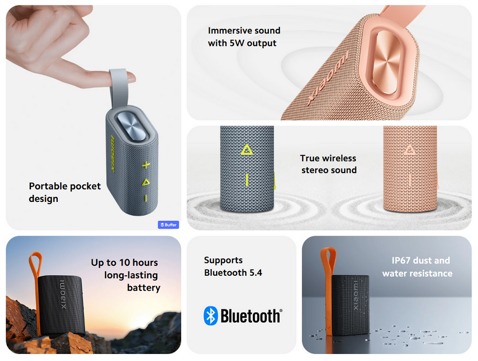 Xiaomi выпустила очень дешёвую колонку Sound Pocket на мировом рынке Xiaomi выпустила очень дешёвую колонку Sound Pocket на мировом рынке