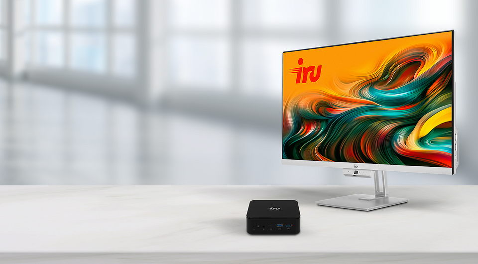 Бренд iRU представил новые устройства: неттоп и моноблок на базе AMD Ryzen 5 3500U