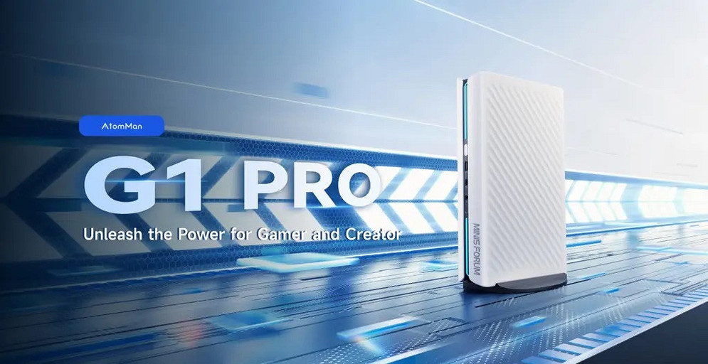 Представлен Minisforum AtomMan G1 Pro — игровой мини-ПК с мощностью десктопного уровня