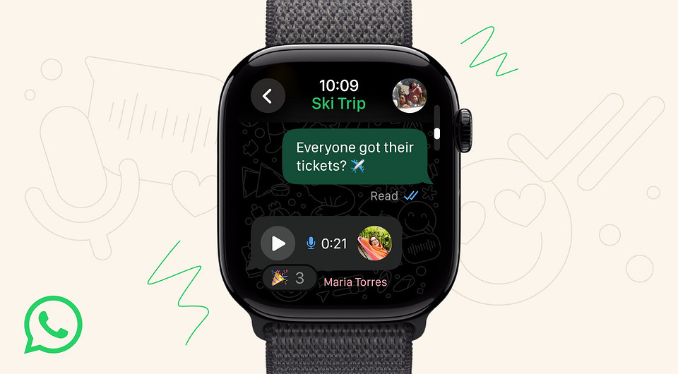 WhatsApp официально вышел на Apple Watch