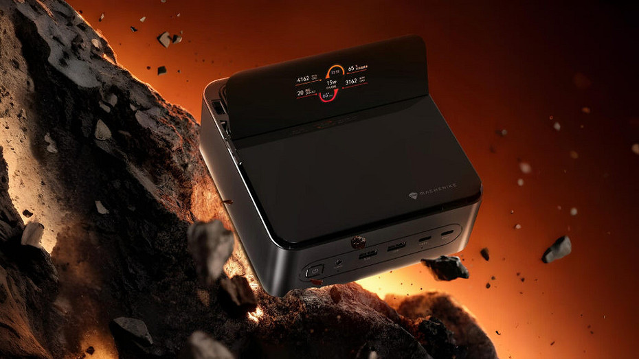 Флагманский мини-ПК Machenike Mini GTS получил процессор Intel Core Ultra 9 и встроенный умный дисплей