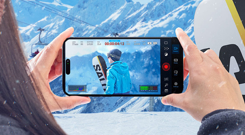 Бесплатное приложение Blackmagic Camera для Android и iOS научилось стримить на YouTube и Twitch