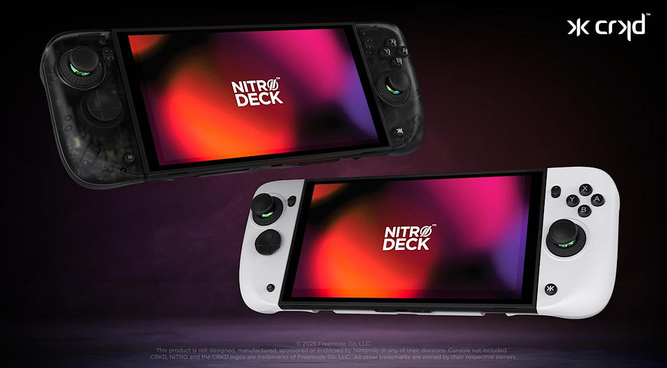 Представлен CRKD Nitro Deck 2 — идеальный геймпад для Nintendo Switch и Switch 2