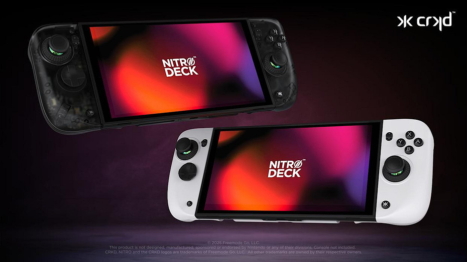 Представлен CRKD Nitro Deck 2  идеальный геймпад для Nintendo Switch и Switch 2