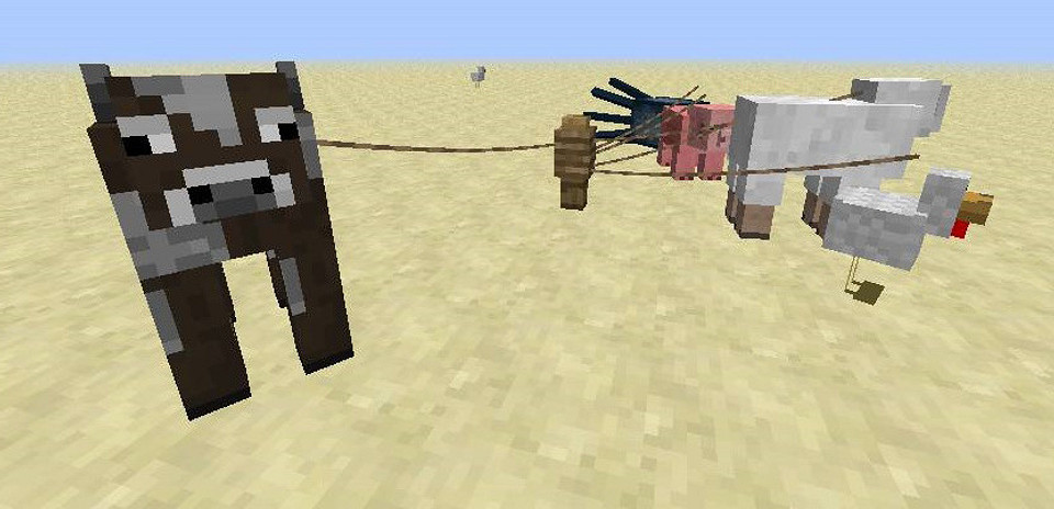 Как скрафтить поводок в Майнкрафте: пошаговый гайд