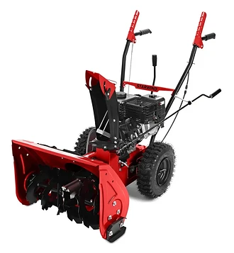 Тип: самоходныйМощность: 4500 Вт /  7 л. с.Ширина захвата: 56 смВысота захвата: 43 смОсобенности: металлический шнек, двухступенчатый механизм, 7 скоростейВес:&nb...