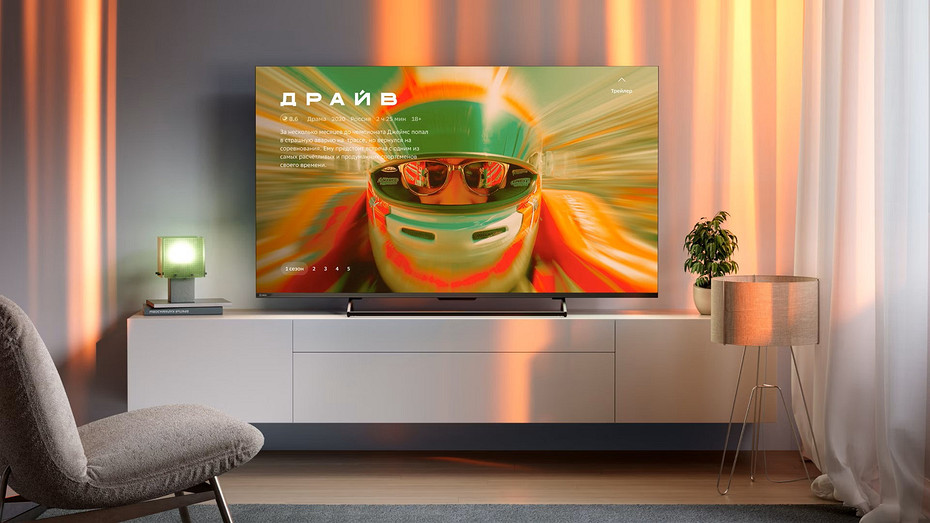 Обзор телевизоров серии Sber 7000: работают и без пульта