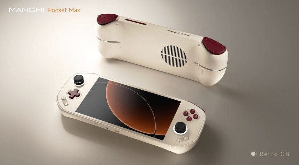 Просто праздник для геймеров: Mangmi представила портативную консоль Pocket Max с OLED-экраном на 144 Гц