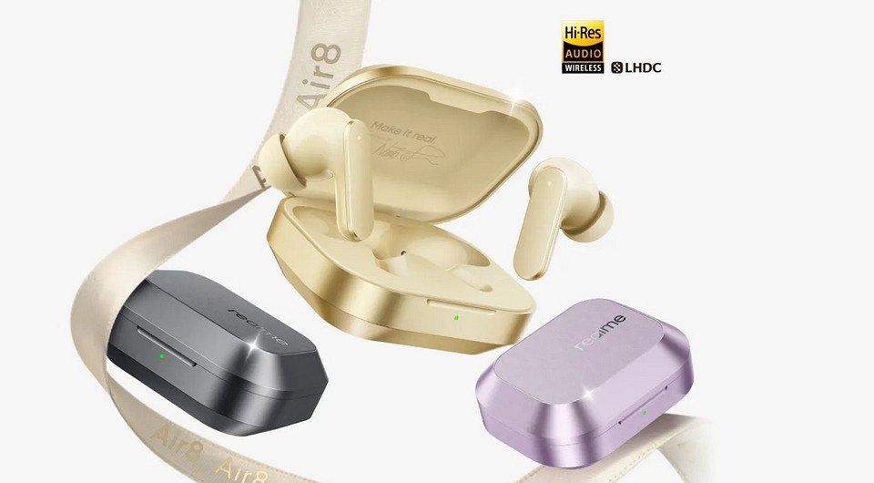 Не только смартфоны: наушники realme Buds Air 8 представят вместе с realme 16 Pro