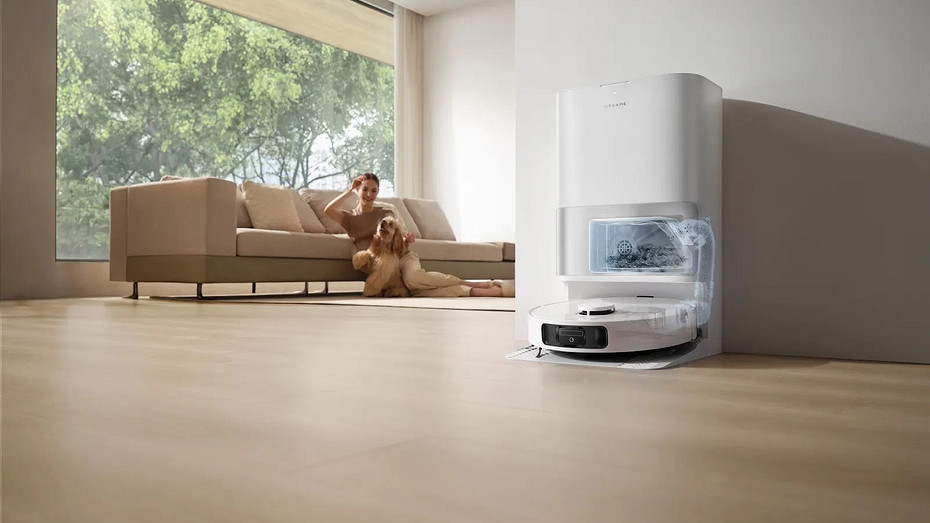 В России появился робот-пылесос Dreame D30 Ultra с мощностью 25 000 Па и станцией самоочистки