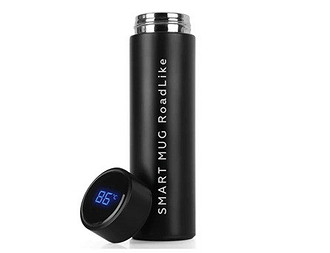 Умный термос RoadLike Smart в корпусе из нержавеющей стали весом 500 г. Оснащен датчиком, который отслеживает процесс изменения температуры напитка. Сохраняет тепло на протяжении 8 часов.