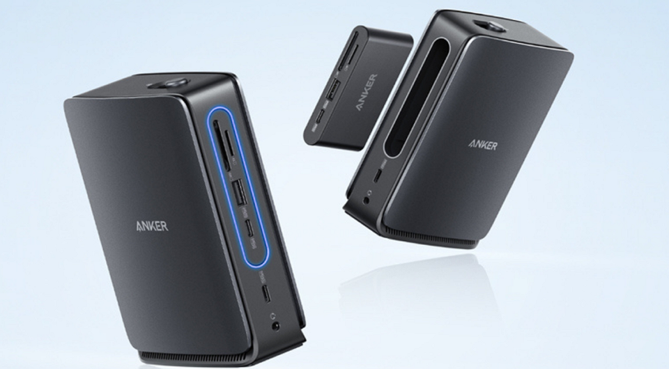 Вышел самый полезный аксессуар для ноутбуков: док-станция Anker Nano 13-в-1 с модульным хабом и поддержкой трёх дисплеев