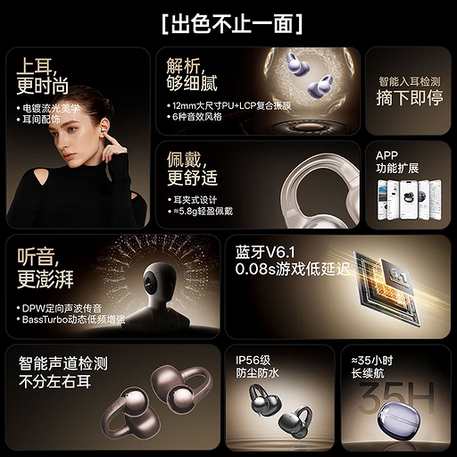 Такого нет даже в AirPods Pro. Представлены Edifier Auro Clip с ИИ-переводчиком и автономностью до 35 часов