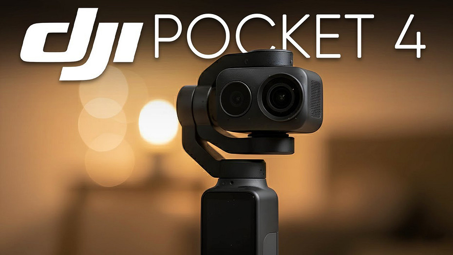 DJI Osmo Pocket 4 может получить две камеры