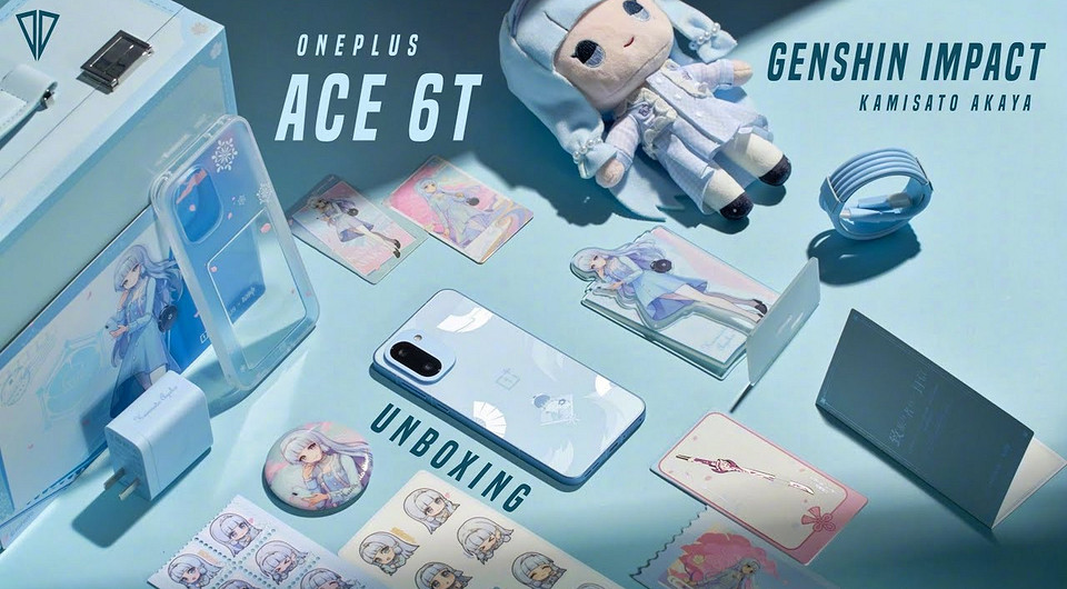Представлен OnePlus Ace 6T Ayaka Edition — самый желанный смартфон для фанатов Genshin Impact