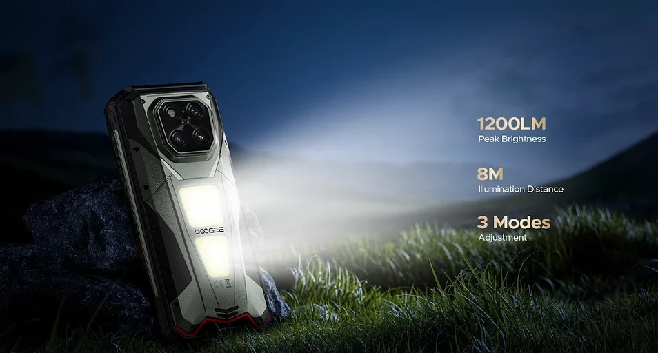 Выпущен смартфон-супермен DOOGEE V Max LR с батареей на 20 500 мА*ч и лазерным дальномером