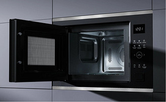 Встраиваемая микроволновая печь с увеличенной рабочей камерой объемом 34 литра. Сенсорная панель управления с интеллектуальным интерфейсом обеспечивает точный контроль над всеми параметра...