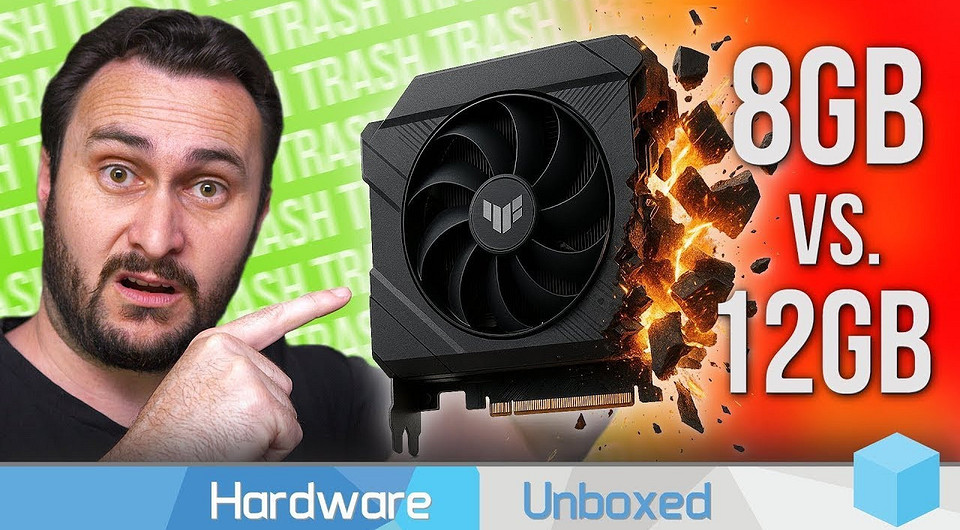 Что, даже хуже, чем ARC B580? Карточка Intel разгромила RTX 5060 Ti на 8 ГБ