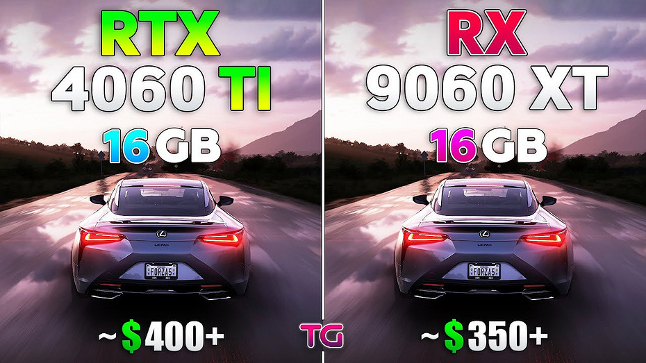 Какая видеокарта лучше Эксперт сравнил Radeon RX 9060 XT и GeForce RTX 4060 Ti в 10 играх в 1440p