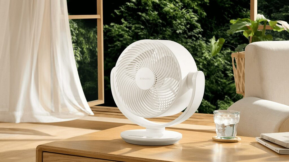 Xiaomi выпустила умный настольный вентилятор с 3D-циркуляцией воздуха