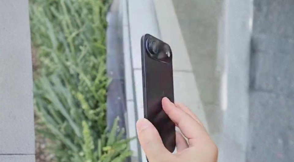 Тонкий, как лезвие: iPhone 17 Air в чёрном цвете показали на видео