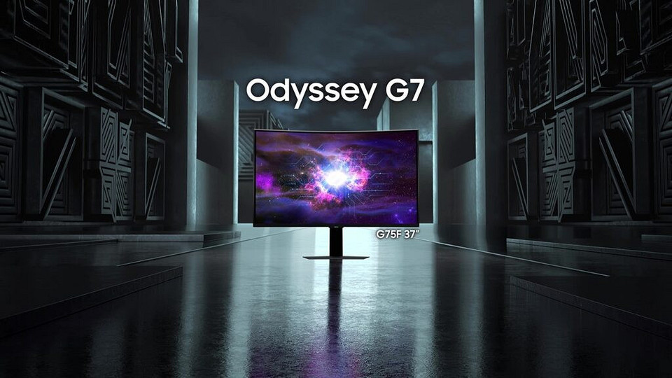 Samsung представила изогнутые игровые мониторы Odyssey G7 G75F на 37 и 40 дюймов