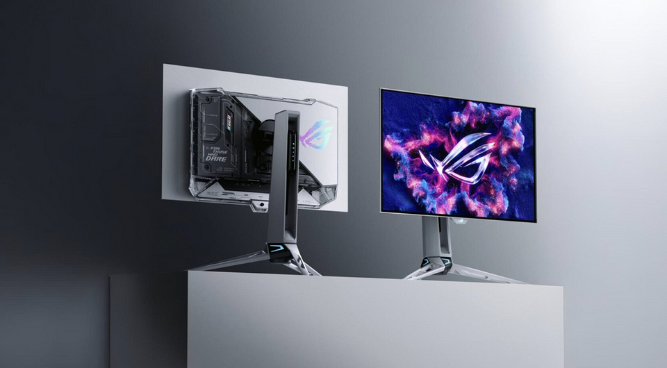 Представлен впечатляющий игровой монитор ASUS ROG Swift OLED PG27AQWP-W с частотой до 720 Гц