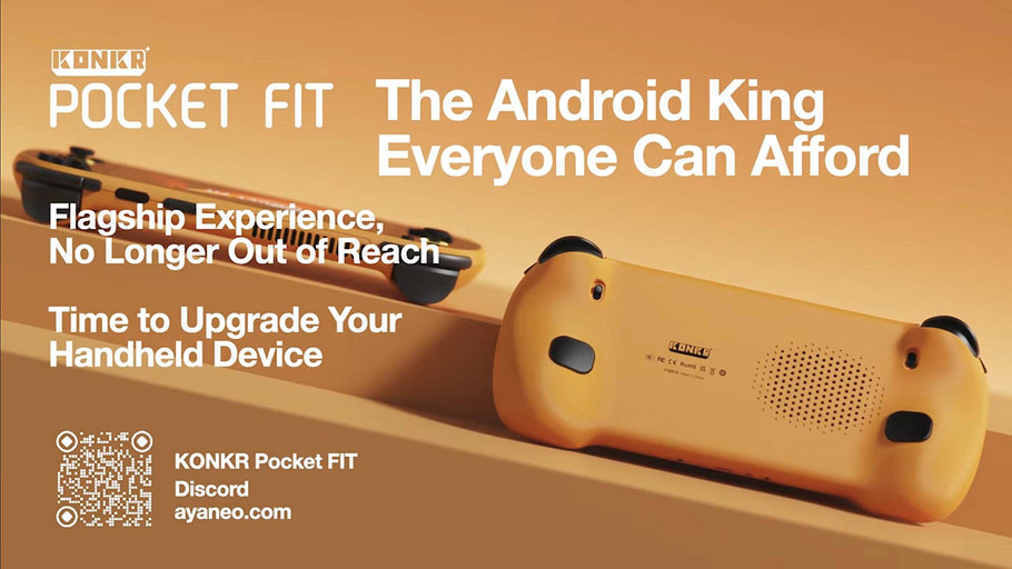 Anbernic, бойся: представлена портативная консоль Ayaneo Konkr Pocket Fit Elite