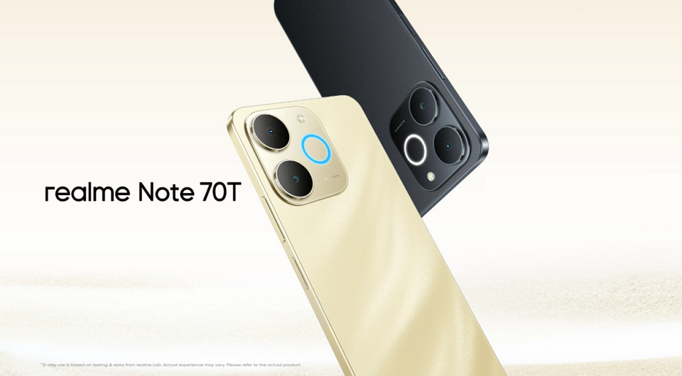 Бюджетный realme Note 70T представлен официально