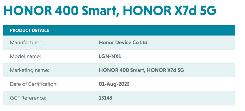 Стильный смартфон HONOR Play 70 Plus показали на рендерах