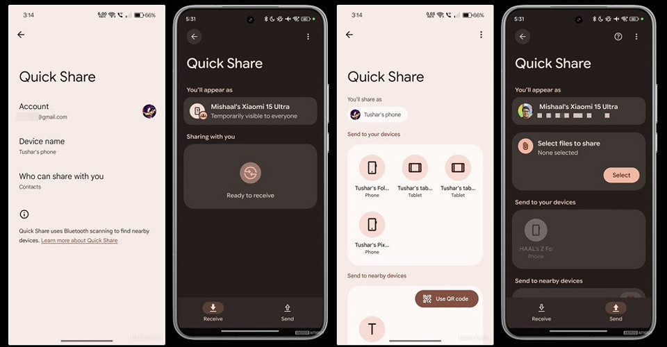 Теперь как у Samsung: Google полностью переделала интерфейс Quick Share