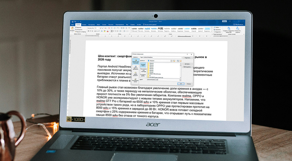 Как сделать кликабельную ссылку в Ворде