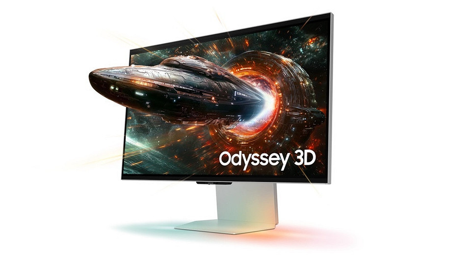 В Россию привезли новый игровой монитор Samsung Odyssey 3D