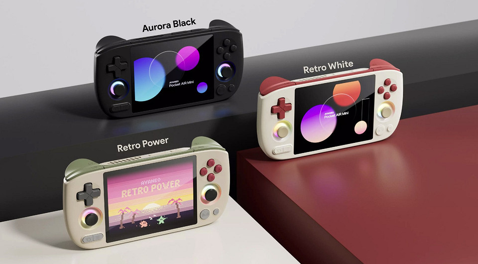 Представлена Ayaneo Pocket Air Mini — ретро-консоль по цене одной игры