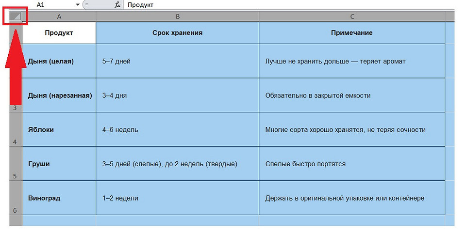 Как скопировать и вставить таблицу в Экселе