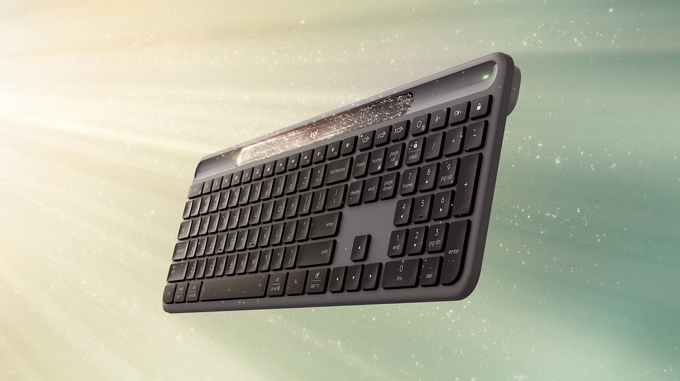 Logitech выпустила клавиатуру на солнечной батарее Signature Slim Solar+ K980