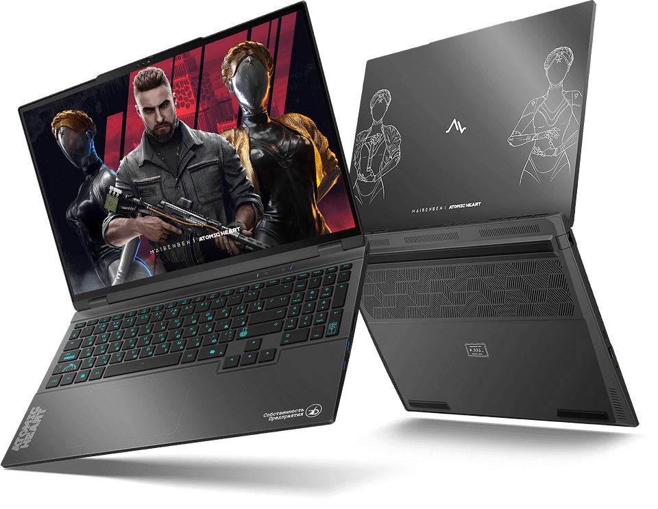 MAIBENBEN представил новый игровой ноутбук X-Treme Tsunami X16B в стилистике Atomic Heart MAIBENBEN представил новый игровой ноутбук X-Treme Tsunami X16B в стилистике Atomic Heart