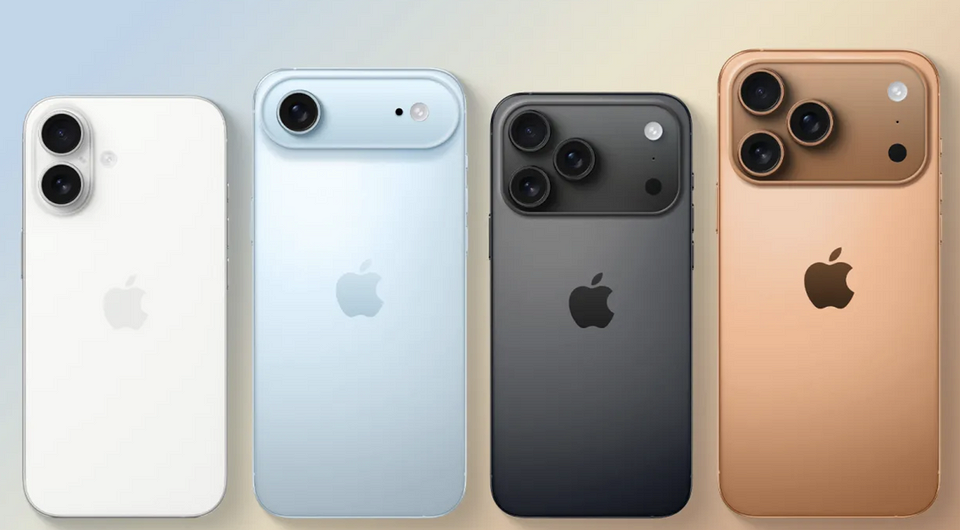 Названы цены на все iPhone 17 — от $799