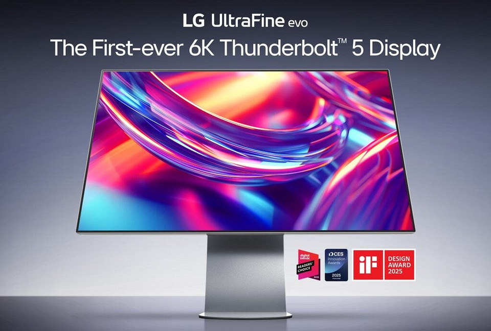 LG UltraFine evo 6K — первый в мире монитор с Thunderbolt 5 поступил в продажу